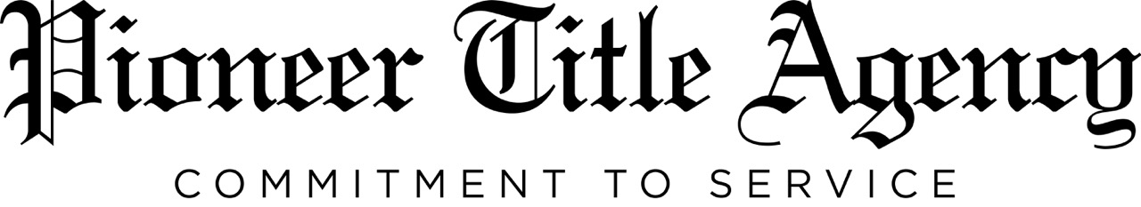 Pioneer Title Logo- BLACK Large